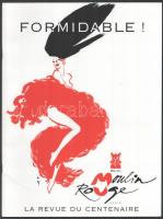 1992 1tri Moulin Rouge Formidable varieté erotikus műsorfüzet 24p.