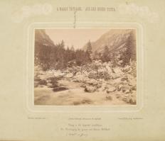 cca 1880-1890 Képek a Magas-Tátrából, fényképezte: Divald Károly, Eperjes és Budapest. Bp., Birkholz...