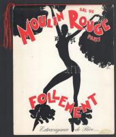 1976 Moulin Rouge varieté képes műsorfüzet 20p.