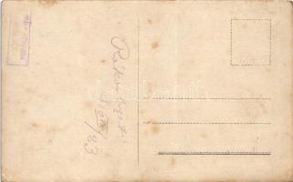 1916 Budapest XVII. Rákosliget, hadikórház (kisegítő kórház) udvara vöröskeresztes orvosokkal és nőv...