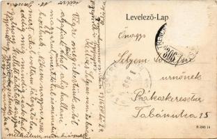 1916 Bán, Trencsénbán, Bánovce nad Bebravou; M. kir. állami polgári fiúiskola (Uradalmi kastély). He...