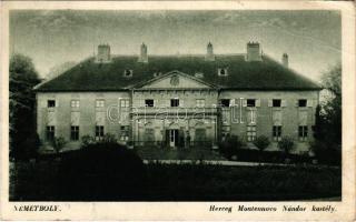 1944 Bóly, Németbóly; Herceg Montenuovo kastély. Kässdorf Ferenc kiadása (EB)