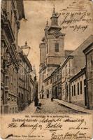 1905 Székesfehérvár, Szt. István utca, székesegyház. Klökner Péter kiadása 12 (fl)