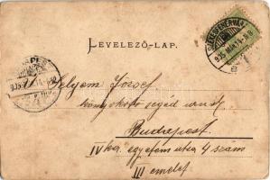 1905 Székesfehérvár, Szt. István utca, székesegyház. Klökner Péter kiadása 12 (fl)