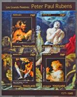 Rubens paintings mini sheet, Rubens festmények kisív