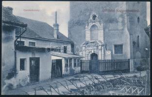 1906 Képeslap "SZEGED / NAGYVÁRAD" mozgóposta bélyegzéssel / Postcard with railway postmar...