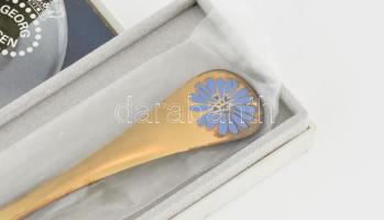 1980 Ezüst (Ag) Georg Jensen dán dísz villa , jelzett, h: 14 cm, nettó: 40, g Aranyozott, hibátlan d...