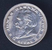 Litvánia 1936. 5L Ag "J. Bacanavicius" T:2/3 ph