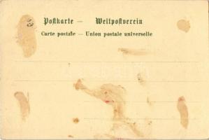 Montevideo, Spanisches Thor, Republica Oriental del Uruguay. Paul Kohl No. 74. / Spanish gate. Art N...