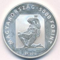 2012. 5000Ft Ag "Reményi József születésének 125. évfordulója" T:AU (eredetileg PP) folt A...