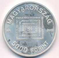 2012. 5000Ft Ag "Örkény István születésének 100. évfordulója" T:AU (eredetileg PP) folt Ad...