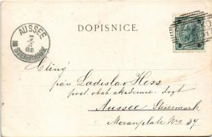 1901 Skalsko (Mladá Boleslav), Zámek, Kostel, Horejsi Skalsko (sever), Nádrazi / castle at winter, c...