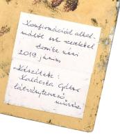 Kalácska Gábor (-), 2 db mű: Tájképek. Olaj, farost. jelzés nélkül, hátoldalán feliratozott. Egyiken...