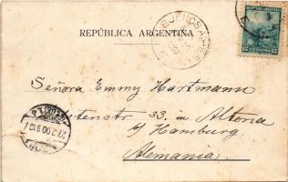 1900 Buenos Aires, Gruss aus Aue's Keller / Otto Hammerling's restaurant, garden, kitchen ...