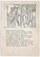 1933 Istennek minden állatfaja... Csak te vagy kivétel: szocialista! Antiszemita szovjet-ellenes propaganda lap. Felelős kiadó Nagykálnai Levatich László. Held János könyvnyomdája. / Hungarian anti-Semitic and anti-Soviet propaganda. Judaica (EB)