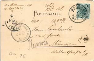 1901 Naßfeld, Nassfeld; Erzherzogin Valerie-Hütte / tourist house, rest house. Würthle & Sohn (s...