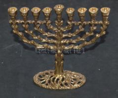 Réz hanukkija / Copper hanukia 15 cm