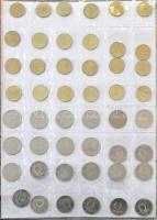 1990-2015. 1Ft-200Ft érmékből álló, 182db-os gyűjtemény albumba rendezve, benne forgalmi érmék, forg...