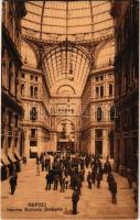 Napoli, Naples; Interno Galleria Umberto I / arcades