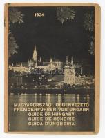 Dr. Medriczky Andor: Magyarországi idegenvezető 1934. Bp., 1934, Hornyánszky. Kiadói kartonált kötés, lapok kijárnak.