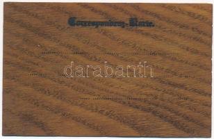 Zsidó úr, héber újévi üdvözlet. Kézzel rajzolt és festett egyedi lap fakéregből / Jewish man, Hebrew...