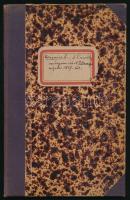 Korzmics László: A Tiszavölgy rendezése iránt Palleocapa nézetei 1847-ből. Bp., 1879, Herz János. Félvászon kötés, kopottas állapotban, Dr. Böckh Hugó ex librisével.