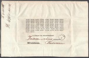 1866 A Magyar Kir. Helytartótanács által kiadott körözési hirdetmény, személyleírásokkal, valamint l...