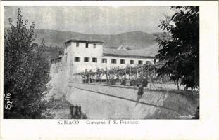 Subiaco, Convento di S. Francesco / monastery, convent (fl)