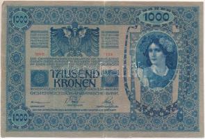 1902. 1000K piros "MAGYARORSZÁG" felülbélyegzéssel T:F kis beszakadás Adamo SK35B