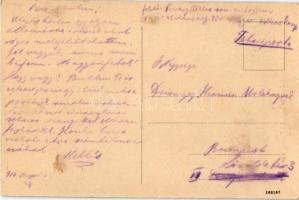 1914 Árpatarló, Ruma; Herrschaftshaus Hofansicht, Molkerei der Herraschaft / Uradalom kastélya és te...