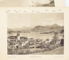cca 1920, 2 darab turisztikai képes kiadvány: Luzern & Vierwaldstattersee és Bodensee und Rhein,...