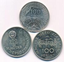 1983. 100Ft alpakka "Széchenyi István" + 1984. 100Ft alpakka "Körösi Csoma Sándor&quo...