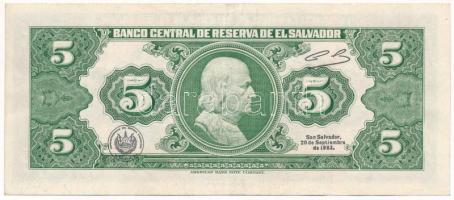 El Salvador 1983. 5C T:F szép papír El Salvador 1983. 5 Colones C:F fine paper Krause P#134a