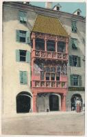 1913 Innsbruck (Tirol), Goldenes Dachl. Emb. golden roof (EK)