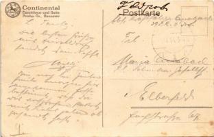 1914 Continental Pneumatic. Caoutchouc- und Gutta-Percha Co. Hannover / Német abroncs és gumi gyártó...