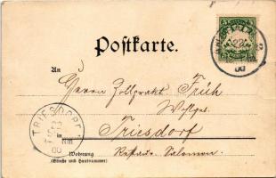 1900 Continental Pneumatic / Német kerékpár gumi gyártó reklám / German bicycle and tire shop advert...