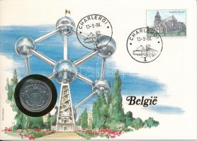 Belgium 1972. 10Fr érmés, bélyeges borítékon, alkalmi bélyegzővel T:XF Belgium 1972. 10 Francs in coin envelope with stamp, and cancellation C:XF