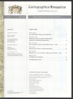 1992 Cartographia Hungarica térképtörténeti magazin 1992. januári száma, szerk.: Szathmáry Tibor, be...