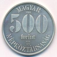 1988. 500Ft Ag "Labdarúgó Európa-Bajnokság" T:BU Adamo EM104