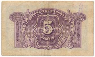 Spanyolország 1935. 5P T:F folt
Spain 1935. 5 Pesetas C:F spot
Krause P#85a.2.