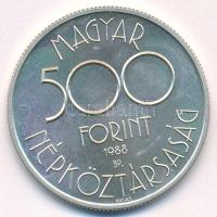 1988. 500Ft Ag "Labdarúgó Világbajnokság 1990 - három játékos" T:BU Adamo EM106