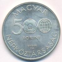 1986. 500Ft Ag "Labdarúgó Világbajnokság - Mexikó 1986 - Stadion" T:BU Adamo EM94