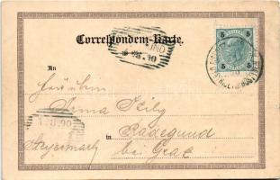 1900 Bystrice pod Hostynem, Bistritz am Hostein; Gnadenkirche am Hostein, Ring platz, Jagdhaus in. R...