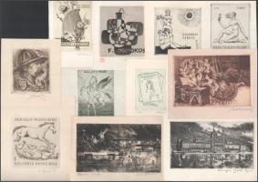 20 db kisméretű rézkarc, közte erotikusak is