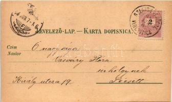 1898 (Vorläufer) Verőce, Virovitica; Stedovna i predujmovna zadruga, Braca R., Dragutin Schwidernoch...