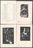 Ex libris Réthy István. 25 db ex libris. 60. számozott példány