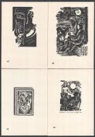 Ex libris Réthy István. 25 db ex libris. 60. számozott példány