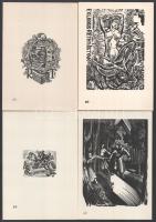 Ex libris Réthy István. 25 db ex libris. 60. számozott példány