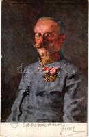 M.L. Hugo Edler v. Habermann / WWI Austro-Hungarian K.u.K. military art postcard. B.K.W.I. s: M. Koschell (EK)