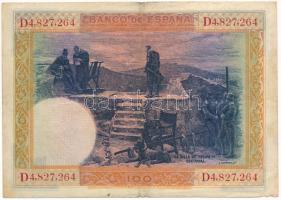 Spanyolország 1925. 100P T:F kis anyaghiba
Spain 1925. 100 Pesetas C:F small material error
Krause...